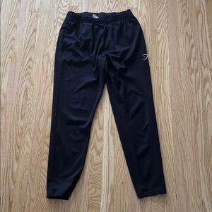 Men’s Gymshark Jogger Sweatpants Medium Black with drawstring